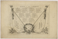 Hymne à la liberté, juillet 1830.