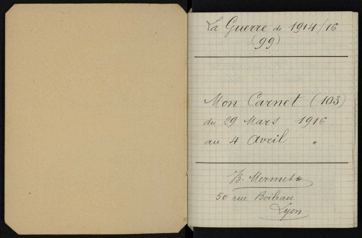 Carnet n°99.