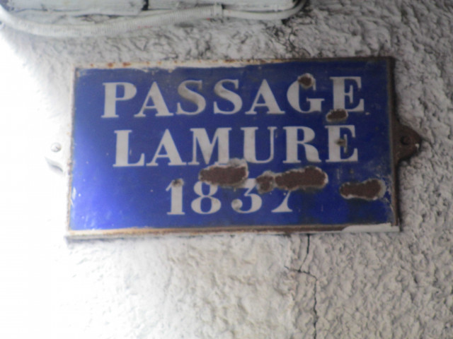 Plaque de rue.
