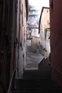 Vue sur la montée.