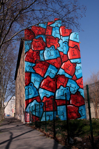 Mur peint.