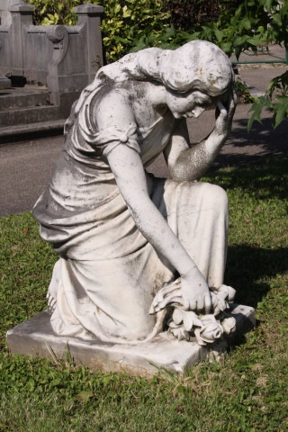 Entrée, rue Philippe-De-Lassalle, statue.