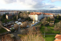 Vue sur l'hôpital de Fourvière.