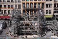 Fontaine Bartholdi, travaux.