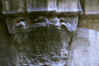 11 rue du Boeuf, inscription dans le mur.