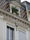Détail de la toiture.