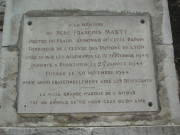 Entrée de la prison Saint-Paul, plaque commémorative.