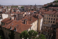 Place Rouville, vue du quartier Saint-Paul.