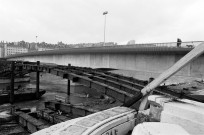 Pont Morand, aménagement de la ligne A du métro.