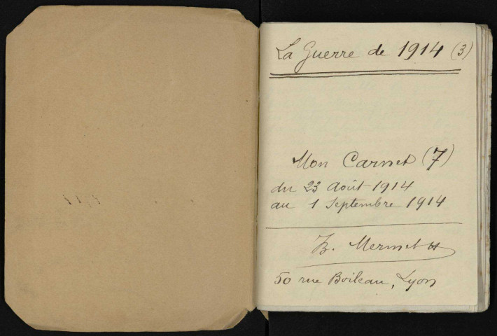 Carnet n°3.
