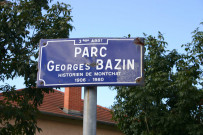 Plaque signalétique.