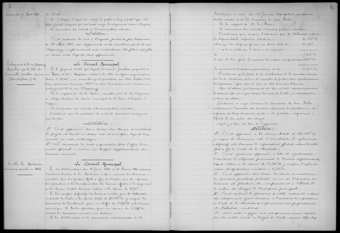 Séances du 6 mars 1888 au 12 novembre 1888.