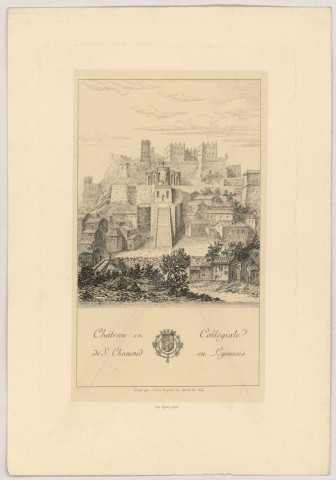 Château et collégiale de Saint-Chamond en Lyonnois.