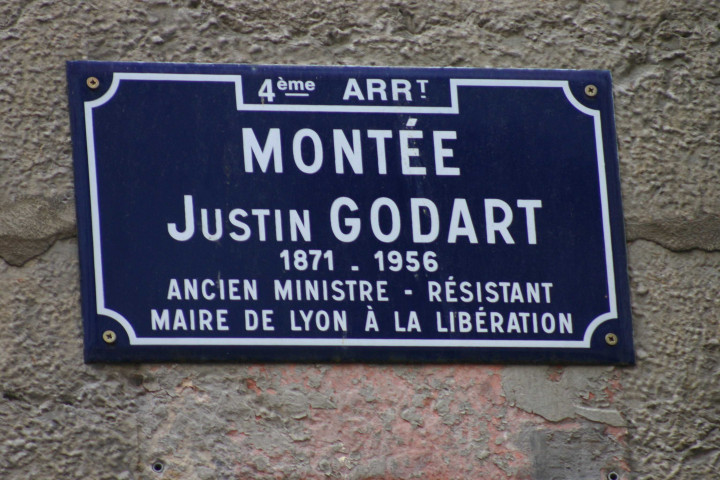 Plaque de rue.