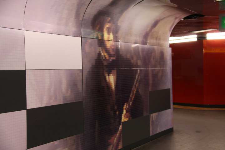 Station de métro Hôtel-de-Ville-Louis-Pradel.