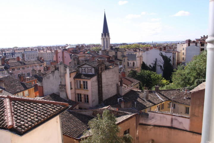 5 montée du Gourguillon, vue sur Lyon.