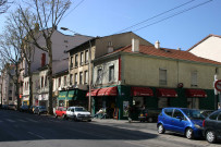 Angle nord-ouest du cours Lafayette et de la rue des Charmettes.