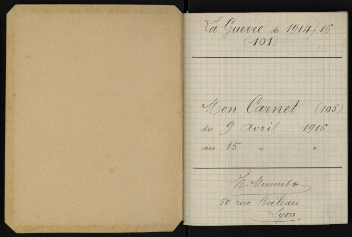 Carnet n°101.