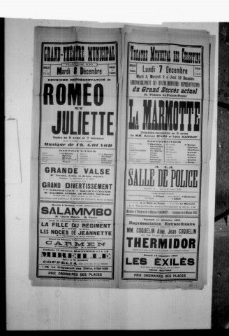 Roméo et Juliette : opéra en cinq actes et sept tableaux. Compositeur : Charles Gounod. Auteurs du livret : Michel Carré et Jules Barbier.
