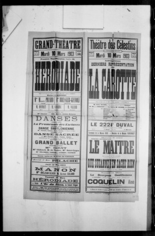 Deux-mille deux-cent-vingt-huitième Duval (Le) : fantaisie en un acte. Auteur : Georges Berr. (Théâtre des Célestins).