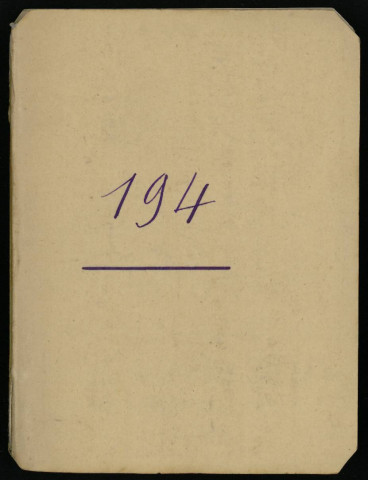 Carnet n°194.
