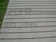 Rue Ludovic-Arrachart, jardin René et Madeleine Caille, parcours de la Résistance.