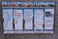 Rives de Saône, quai Saint-Vincent, rue d'Algérie, panneaux.