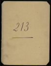Carnet n°213.