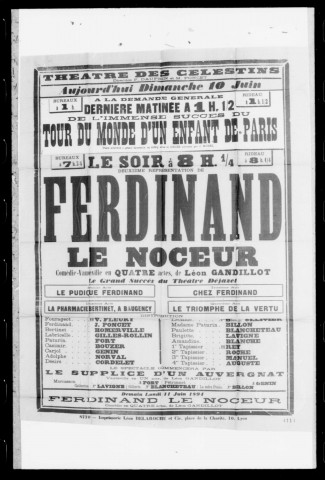 Supplice d'un Auvergnat (Le) : vaudeville en un acte. Auteur : Léon Gandillot.