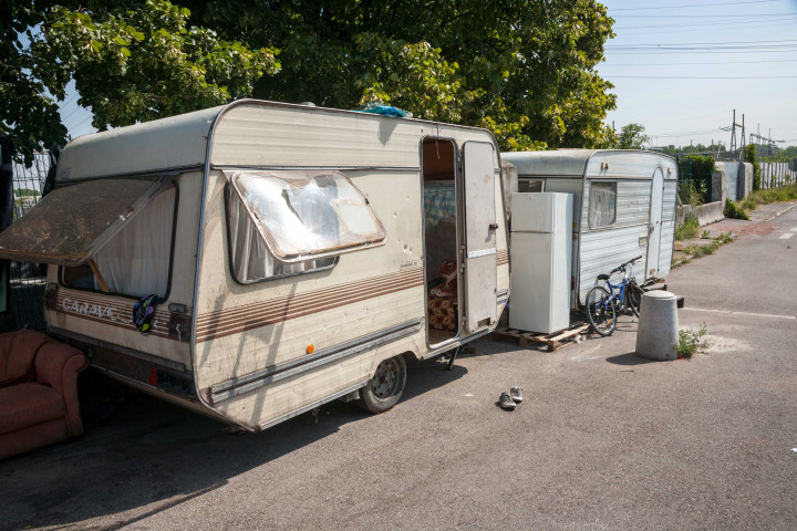 Vue générale des habitations.