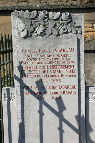 Tombe de Charles-Henry Tabareau.