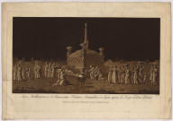 Aux malheureuses et innocentes victimes immolées à Lyon après le siège de leur patrie, monument élevé aux Broteaux en 1795 et abattu en 1796.