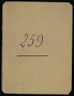 Carnet n°259.