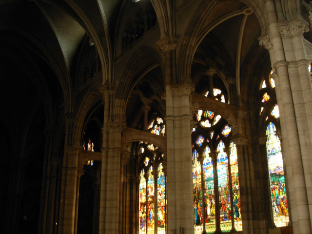 Vue de l'intérieur.