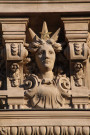 Détail de la façade.