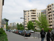 La rue du Professeur-Paul-Sisley, au niveau du n°30.