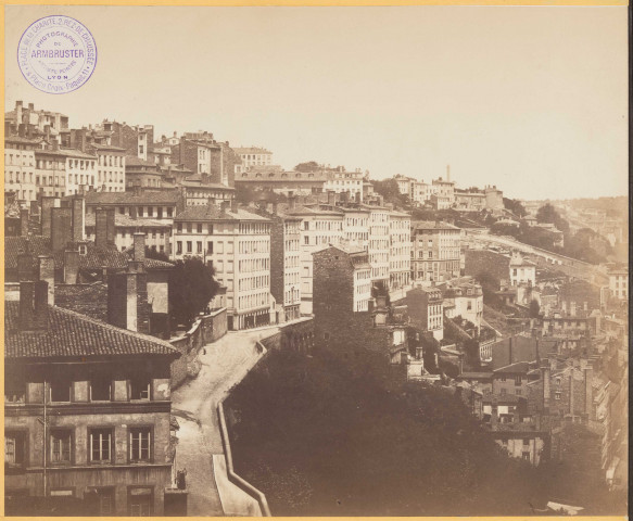 Panorama de la ville de Lyon par Armbruster.