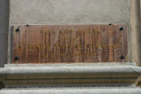 13 rue d'Alsace-Lorraine, plaque en mémoire de Puvis de Chavannes (peintre).