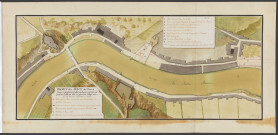 Projet d'un pont de pierre sur la Saône pour remplacer celui en bois entraîné par les glaces du 17 janvier 1789, par M. Morand, architecte à Lyon.