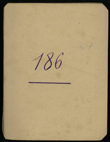 Carnet n°186.