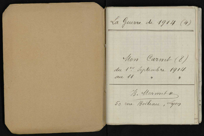 Carnet n°4.