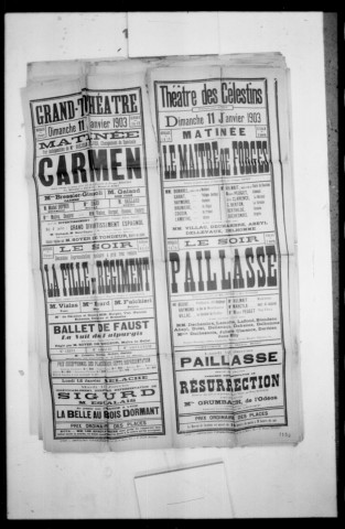 Carmen : opéra-comique en quatre actes. Compositeur : Georges Bizet. Auteurs du livret : Henri Meilhac et Ludovic Halévy.
