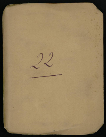 Carnet n°22.