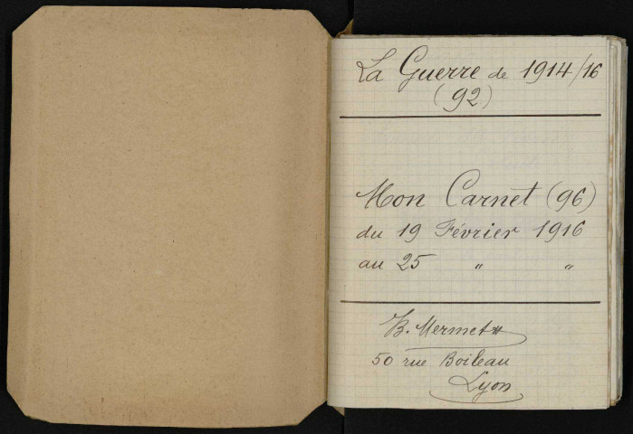 Carnet n°92.