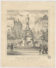 Fontaine monumentale de la place Louis XVI, inaugurée le 13 août 1865.