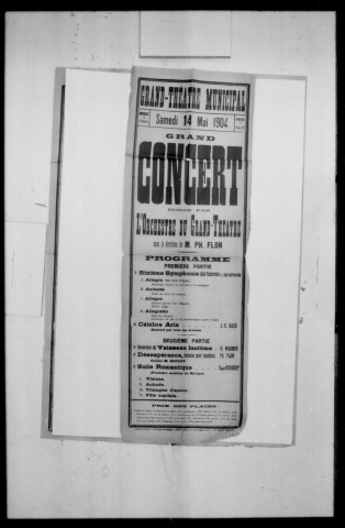 Désespérance : mélodie pour hautbois. Concert de l'orchestre du Grand Théâtre. Compositeur : Philippe Flon.