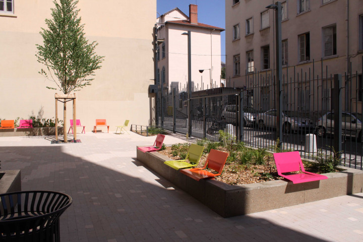 17 rue Burdeau, espace public, jardin.