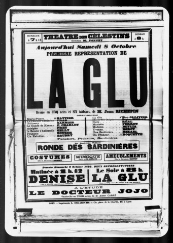 Glu (La) : drame en cinq actes et six tableaux. Compositeur : Arnaud. Auteur du livret : Jean Richepin.