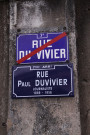 Plaque de la rue Paul-Duvivier.