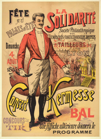 Fête au palais d'été : affiche illustrée (1895, cote 26FI/1)